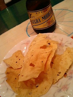 ムット・パパドとビール.jpg